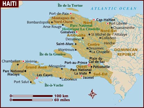 haiti map island hispaniola islands led lonelyplanet courtesy caribbean